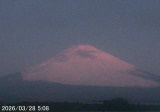 写真：午前5時ごろの富士山